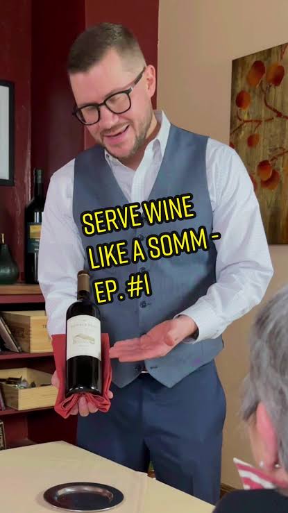 Wine service training preview